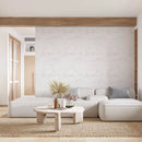 Papel de Parede Adesivo Mármore Branco - 3m - Tempore Plus