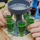 Porta Drinks - Shot Dispenser com 6 copos - Tempore Plus