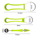 Conjunto de Cortadores de Frutas e Legumes - 3 Peças em Inox - Tempore Plus