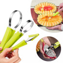 Conjunto de Cortadores de Frutas e Legumes - 3 Peças em Inox - Tempore Plus