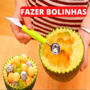 Conjunto de Cortadores de Frutas e Legumes - 3 Peças em Inox - Tempore Plus