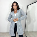 Cardigan Liora Premium – Tricot com Tramas Nobres