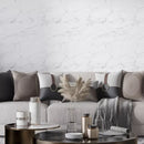 Papel de Parede Adesivo Mármore Branco - 3m - Tempore Plus