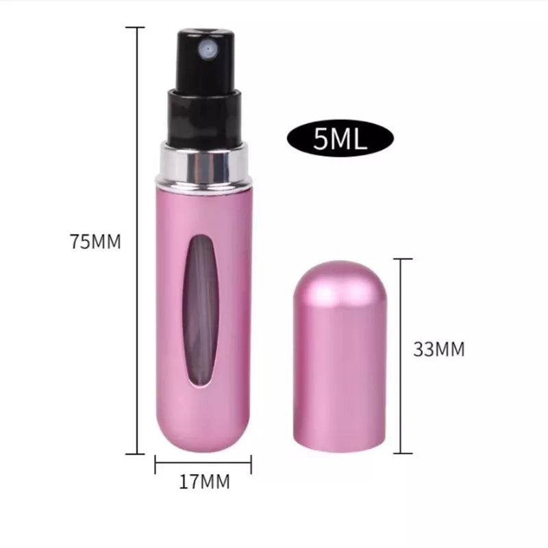 Porta Perfume Portátil em Spray - 5ml Recarregavel - Tempore Plus