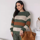 Blusa Olívia – Malha de Lã Soft Listrada