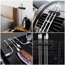 Organizador Adesivo de Cabos para Mesa - Tempore Plus