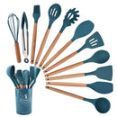 Kit Utensílios de Cozinha de Silicone Livre de BPA - Tempore Plus